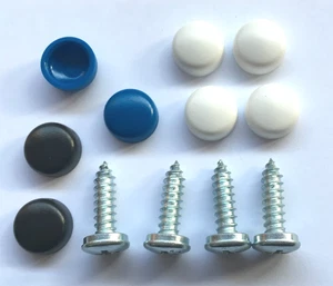 Kennzeichenbefestigung 4,8x16mm Kennzeichen Schrauben Motorrad und Auto - Bild 1 von 4