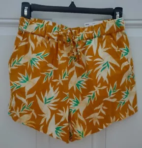SO GOODS FOR LIFE Junior Mädchen weiche Shorts! Neu mit Etikett - XS! Gold Tropical 🙂 🙂 🙂 🙂 - Bild 1 von 3