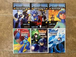 Mega Man Megamix Gigamix Englisch Manga Komplett Serie Set Lot Vol 1 2 3 - Bild 1 von 10