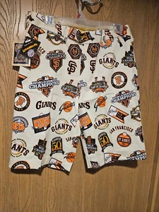 San Francisco Giants World Series Loudmouth MLB Baseball Golfing Shorts 30 NWT - Foto 1 di 4