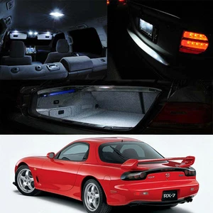 Paquete de bombilla interior LED blanca Mazda RX7 FD3S (mapa domo maletero matrícula) - Imagen 1 de 1