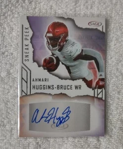 AHMARI HUGGINS-BRUCE - 2023 Sage Sneak Peak Autograph #SPA-AHB - Louisville - Picture 1 of 1