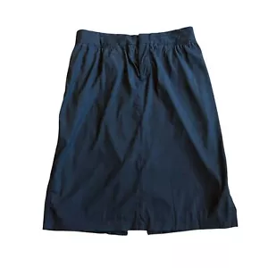 Gucci Retro Y2K Black Skirt Silk Classic Zamasport 90s 2000s Size 44 8 Women's - Picture 1 of 13