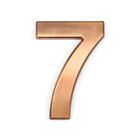 House Number (7) Bronze ABS Plastic 4" Inch Apartment Mailbox Outdoor