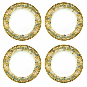VERSACE BY ROSENTHAL BUTTERFLY GARDEN SET OF 4 SALAD PLATES #409609-10222 BNIB - Picture 1 of 2