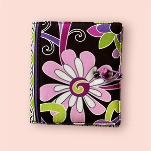 Vera Bradley Wallet w/ Notepad Book Card Holder Pre-Owned - Picture 1 of 18