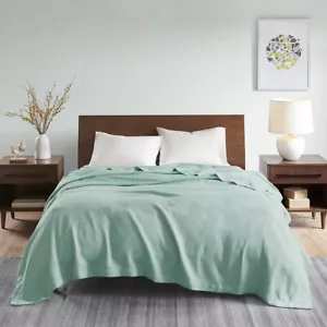 100% Egyptian Cotton Blanket Lightweight Soft Summer Throw for Bed Couch Sofa - Picture 1 of 4