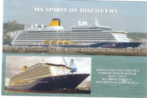 SAGA CRUISES MS SPIRIT OF DISCOVERY PUBLISHED 2019 CARD NO OL 67 - Picture 1 of 2