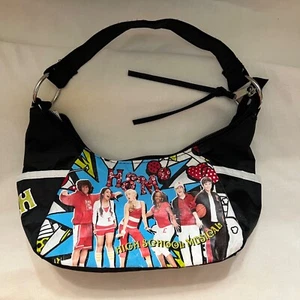 High School Musical handbag purse black sequins Disney tag - Picture 1 of 6
