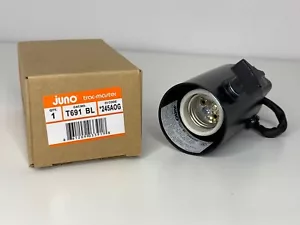 Juno T691 Black Mini Swivel Bullet Track Head for Trac Lighting - Picture 1 of 4