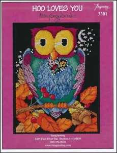 Hoo Loves You Mary Engelbreit patrón de punto de cruz contado por imaginar - Imagen 1 de 1