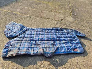Masta Quiltmasta 350g Check Fixed Neck Stable Rug size 6'3 - Picture 1 of 9
