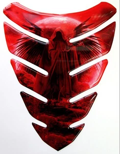 Almohadilla para tanque de resina de gel rojo 3D Grim Reaper Moon - Imagen 1 de 1