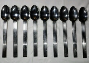 9 cucharas grandes vintage IKEA Strateg cucharas cubiertos cuchillo de comedor Elén Johansson - Imagen 1 de 7