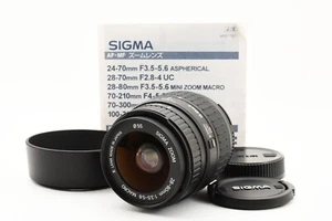 MINT SIGMA 28-80MM F3.5-5.6 MINI ZOOM MACRO ASPHERICAL LENS FOR NIKON #2184368 - Picture 1 of 12