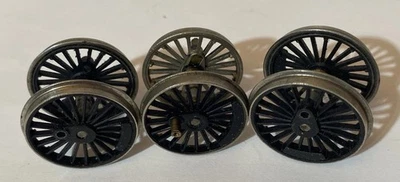 HORNBY x1031 + x1135  KING CLASS 4-6-0 DRIVING WHEEL SET 00 GC SPARES PROJECT - Image 1 of 4