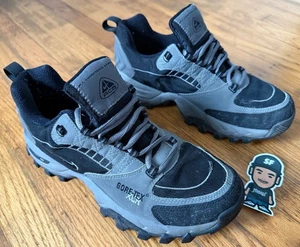 VTG 2003 NIKE ACG GORE-TEX XCR BLACK GREY TRAIL HIKING OUTDOOR AIR MAX SZ 9.5 - Picture 1 of 8