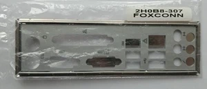I/O REAR SHIELD BACKPLATE MASCHERINA I/O SCUDO SCHEDA MADRE FOXCONN RC4107MA-RS2 - Photo 1/3