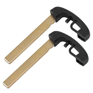 2x Uncut Key Blade Fit for BMW 1 3 5 7 Series F30 F32 F22 F10 F80 F82 - Picture 1 of 6