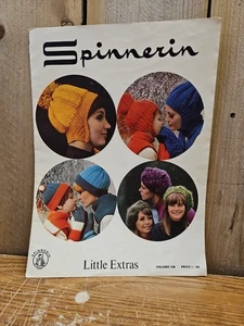 Vintage Spinnerin Little Extras Knitting Magazine Volume 198 - Picture 1 of 4
