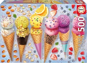 NEW Educa Jigsaw Puzzle 500 Pieces 10+ Ages Ice Cream - Picture 1 of 2