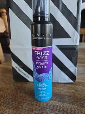 New John Frieda Frizz Ease Dream Curls Reviver Mousse Touchable Hold 7.2 Fl Oz  - Image 1 of 4