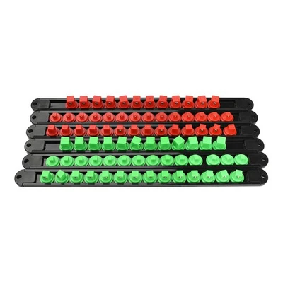 ABS Socket Organizer 1/2 3/8 1/4" Drive Socket Rail Holders Aluminum Alloy 360° - Image 1 of 4