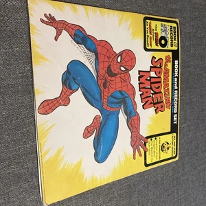 Spider Man vintage 1977 the Amazing SpiderMan book and record set - Picture 1 of 20