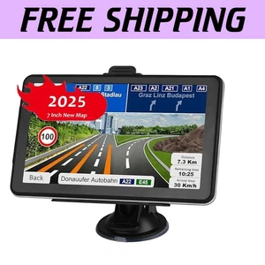 Multi-Vehicle 7" Touchscreen GPS: Real-Time Traffic, Alerts & Custom Routing - Picture 1 of 9