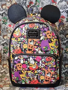 Disney Parks 2022 Loungefly Mickey And Friends Halloween Exclusive Backpack NWT - Picture 1 of 6