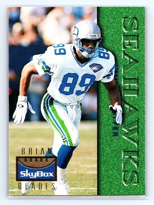 1995 SkyBox Premium #124 Brian Blades - Image 1 of 2