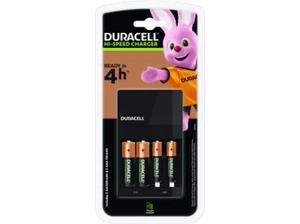 Pilas recargables con cargador - Duracell CEF14, 4 Pilas (2 Pilas AA y 2 Pilas A - Imagen 1 de 5
