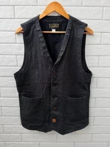 ORGUEIL graue Baumwollweste Weste Herren Designer Größe 40 - Bild 1 von 11
