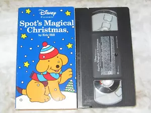 WALT DISNEY~SPOT'S MAGICAL CHRISTMAS~TESTED VHS~VG~ERIC HILL~DOG~HELEN~TOM~STEVE - Picture 1 of 24