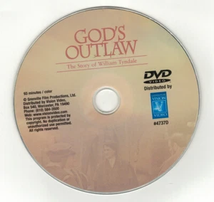 God's Outlaw: The Story of William Tyndale (DVD disc) 1986 Roger Rees - Picture 1 of 1