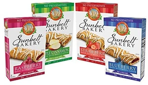 Fruit & Grain Cereal Bars, 4 Flavor Variety Pack, No Preservatives (32 Bars),8 C - Picture 1 of 7