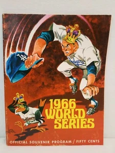LA DODGERS VINTAGE 1966 WORLD SERIES OFFICAL SOUVENIR PROGRAM - Picture 1 of 5