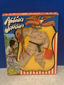 1971 Action Jackson 1116 Beige Karate Outfit New In Original Box - Picture 1 of 9