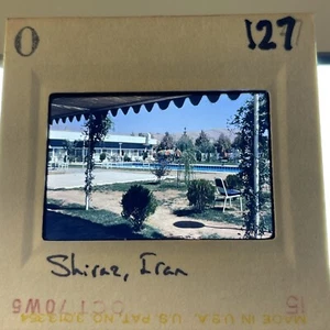 1970 Shiraz Iran Hotel Vintage Original Photo 35mm Slide 127 - Picture 1 of 3