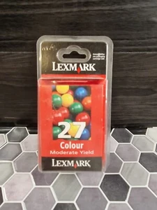 Lexmark 27 COLOUR Moderate Yield Ink Cartridge BNIB SEALED - Picture 1 of 2