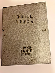 ( #1-60) Drill index Set.  Some  used/ in good condition. Many New. See below!! - Picture 1 of 5