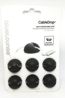 Bluelounge CableDrop Cable clips Black Multi ...
