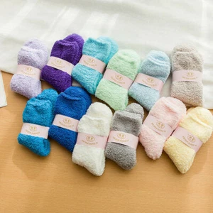 6 Pairs Cosy Bed Socks Women Fluffy Home Sock Thick Indoor Winter Warm Soft UK - Picture 1 of 23