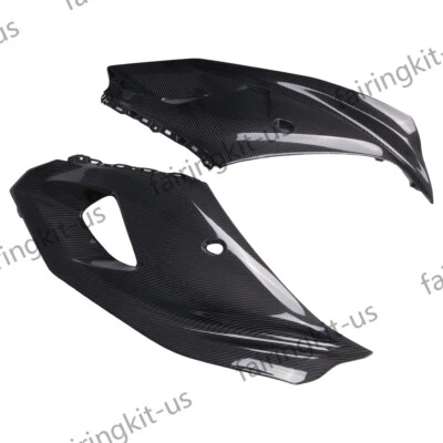 Carenado paneles laterales superiores delanteros Yamaha YZF R7 fibra de carbono 2022 2023 2024 FK Foto 1 de 4
