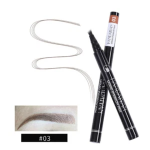 Tatuaje de lápiz de cejas impermeable Microblading Fork Tip Color marrón # 03 - Imagen 1 de 4