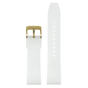DASSARI FKM Rubber Watch Band with Yellow Gold Buckle - Quick Release Strap - Picture 1 of 12