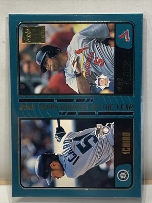 ichiro pujols topps 2001 chrome rookie card  ••••PRICE DROP•••• - Image 1 of 4