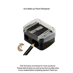 Doppelloch Duo Make-up Stiftspitzer für Lip Liner Eyeliner Augenbrauen Kostenloser Versand - Bild 1 von 6