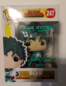 Funko Pop! MHA - Deku #247 - signiert und zitiert von Justin Briner - Beckett Auth - Bild 1 von 6