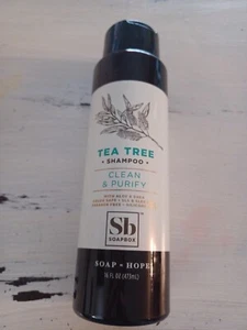 Champú para árbol de té Sb caja de jabón limpiar y purificar 16 oz aloe karité a prueba de color sin parabenos - Imagen 1 de 3